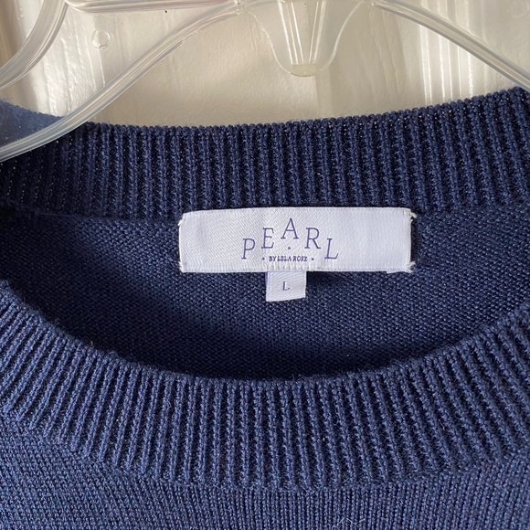 Pearl By Lela Rose Wool Blend Pullover Sweater Dress - Picture 8 of 9